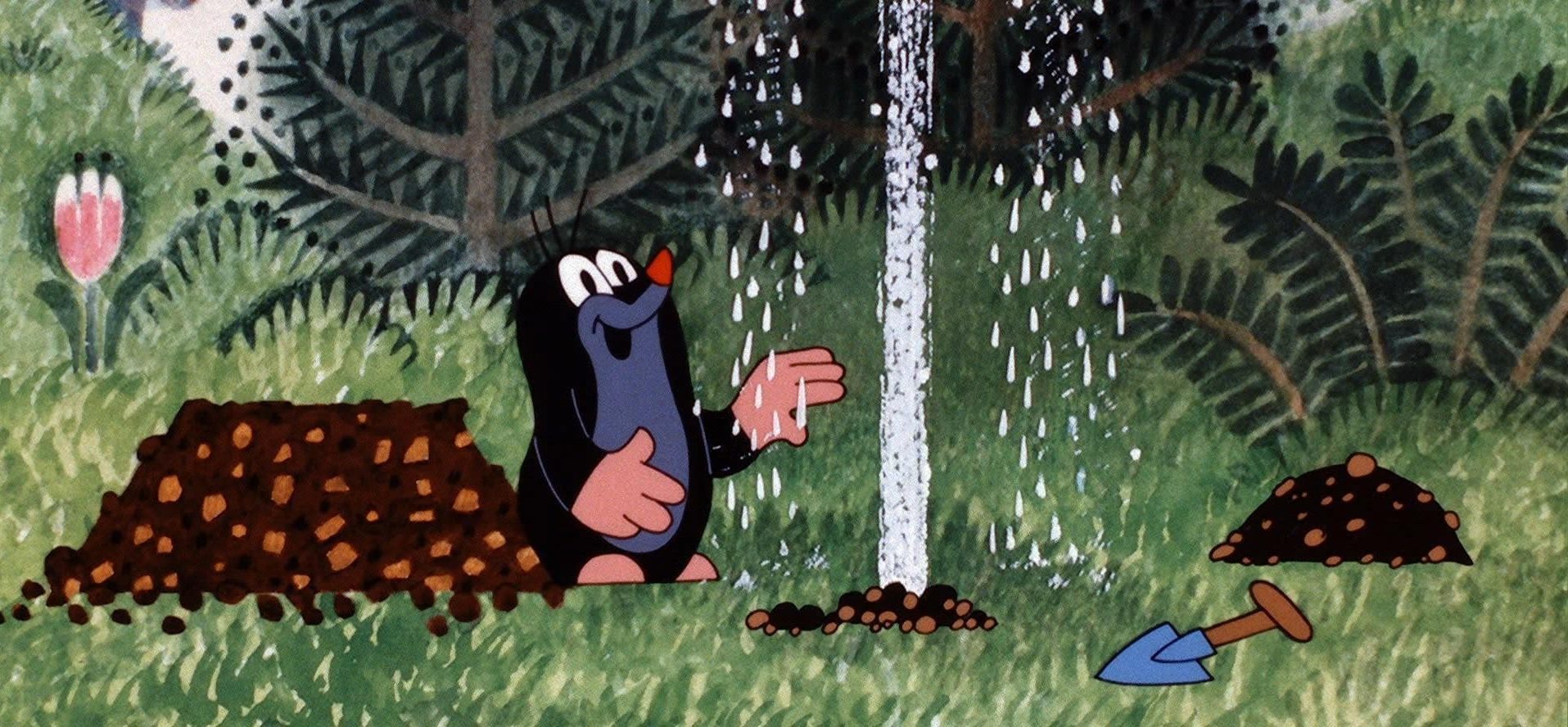 Bilde fra Muldvarpen filmen Mukdvarpen som gartner