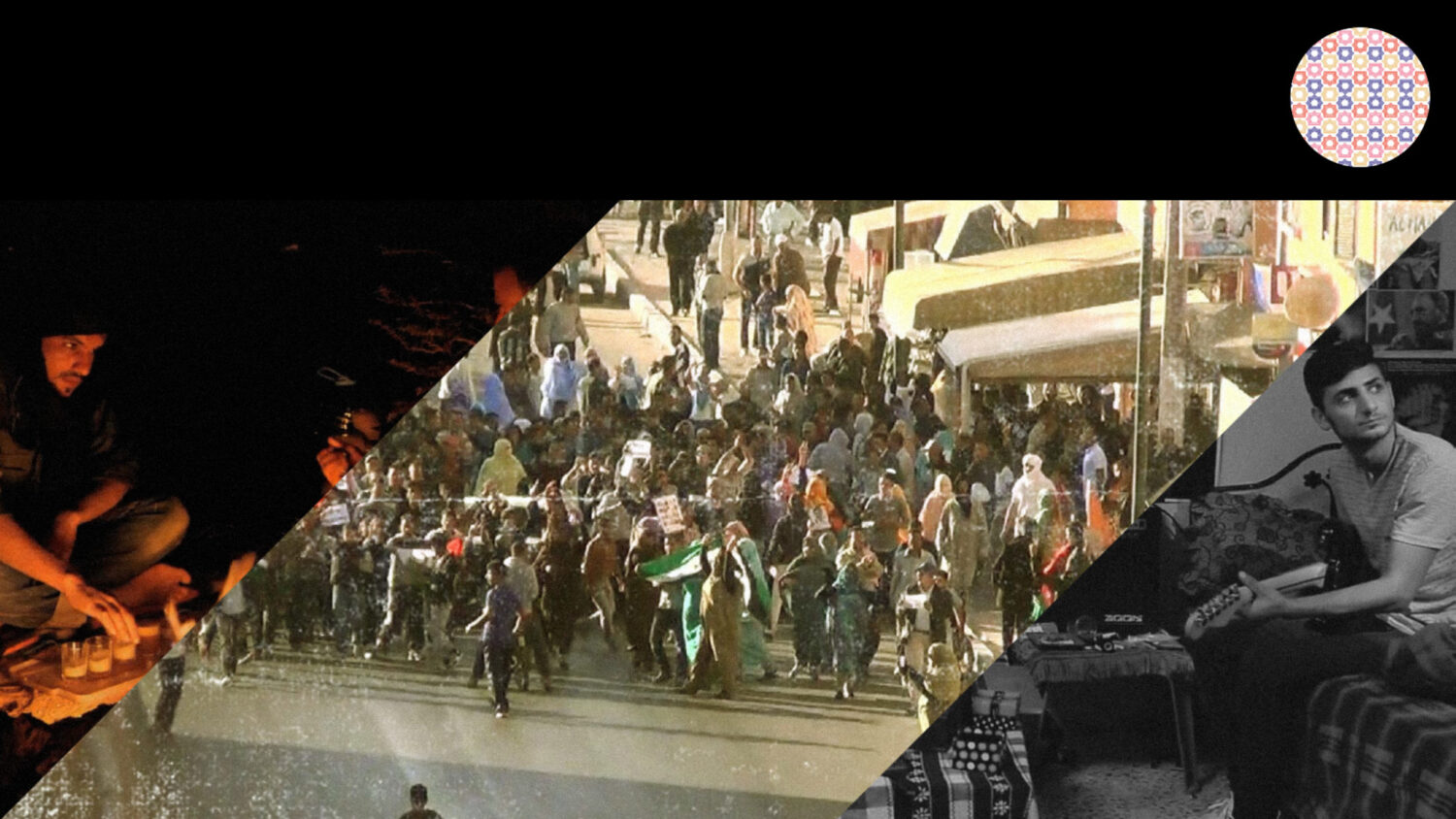 Bilde collage av tre kortfilmer