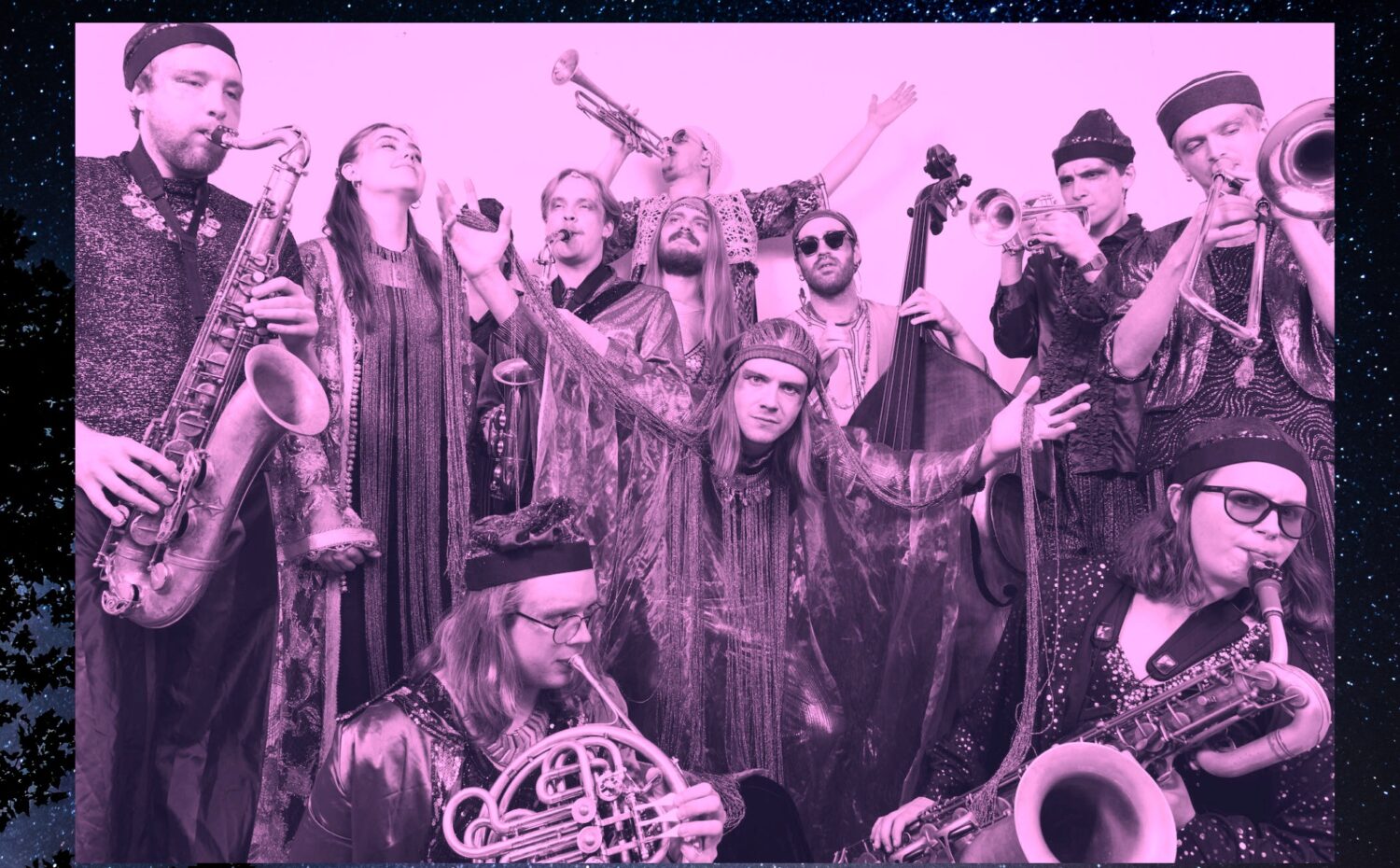 Bilde av jazzgruppen Cosmic Swing Orchestra