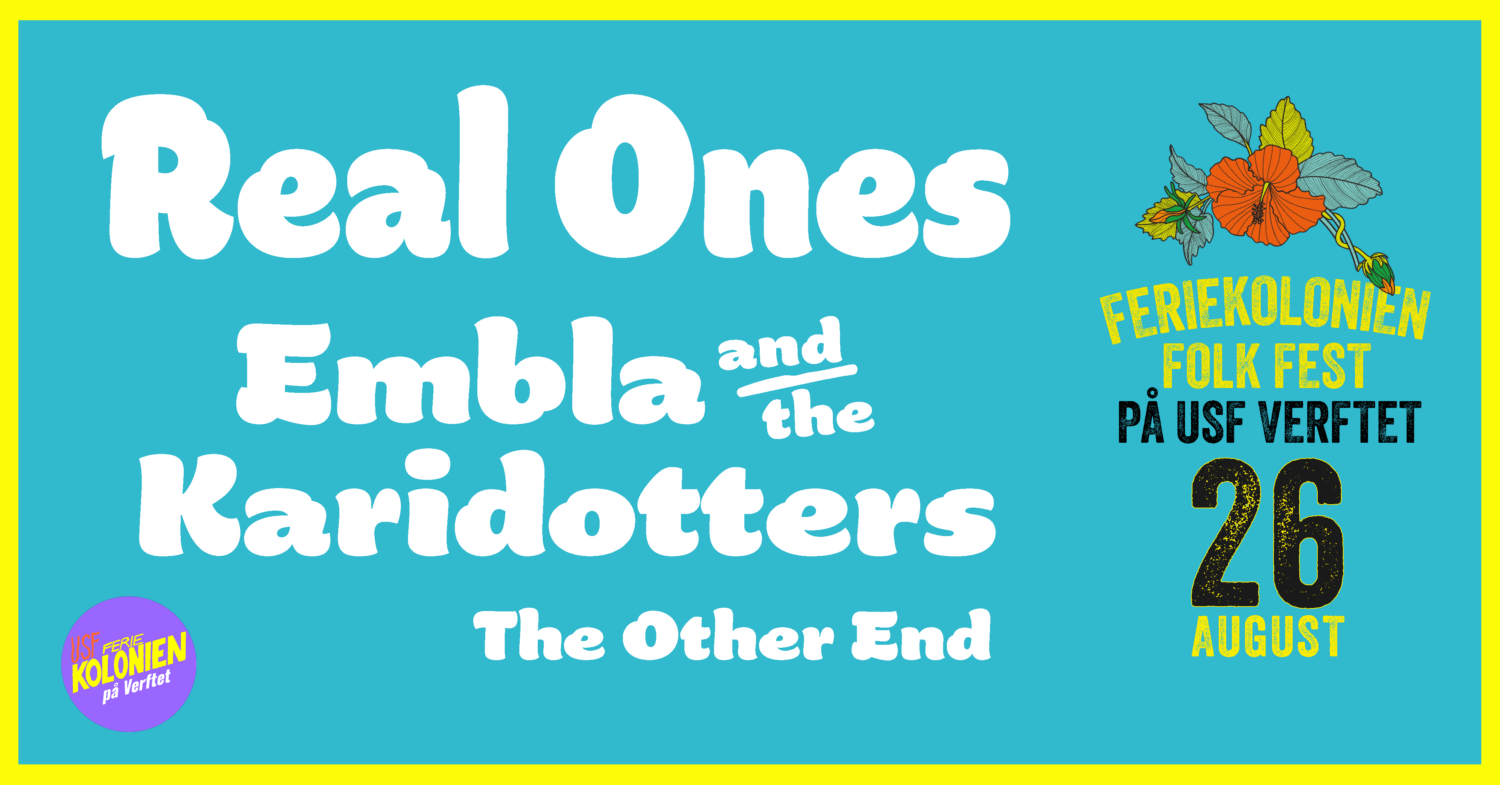 illustrasjonsplakat for konsert