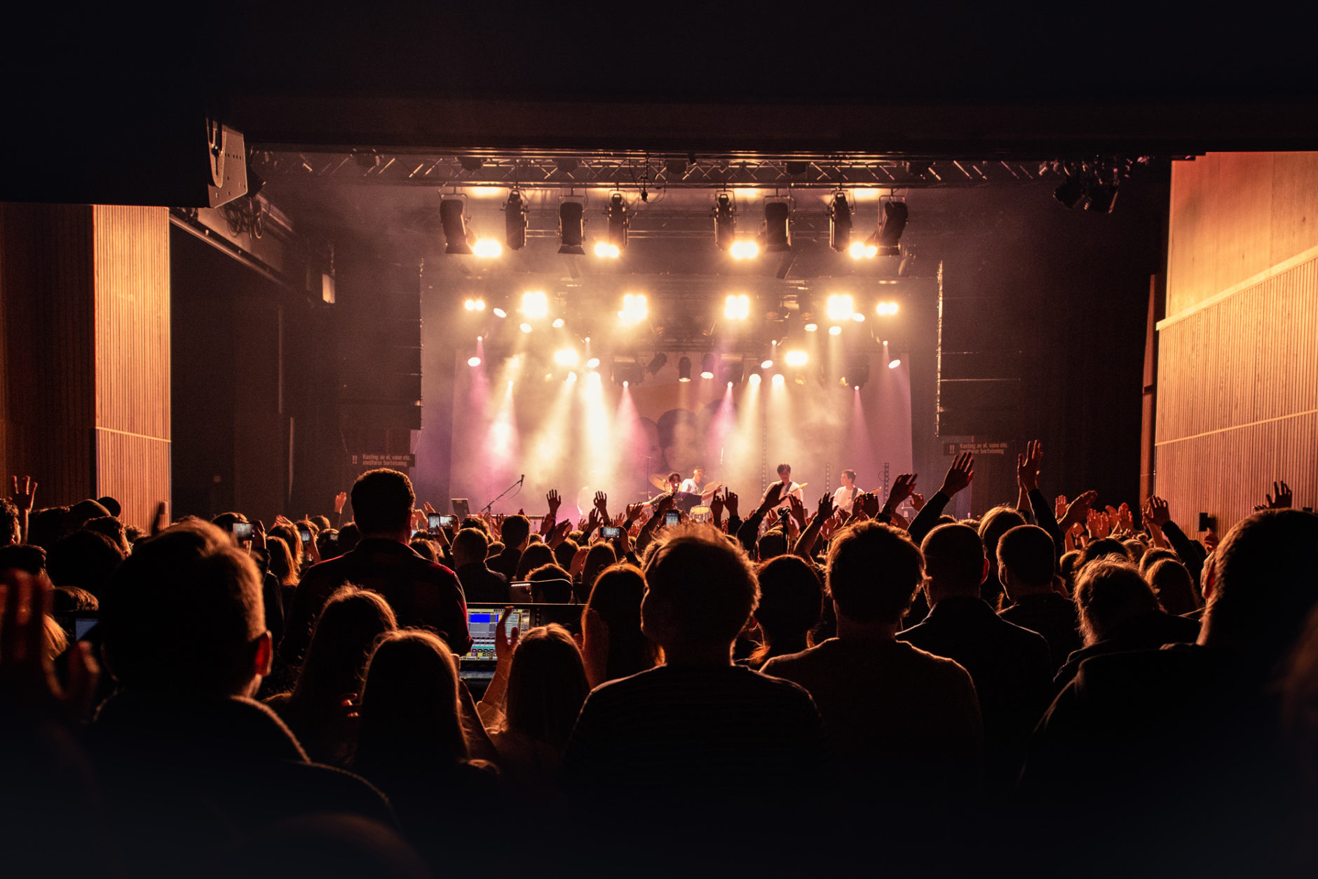 Bilde fra konsert på USF Verftet