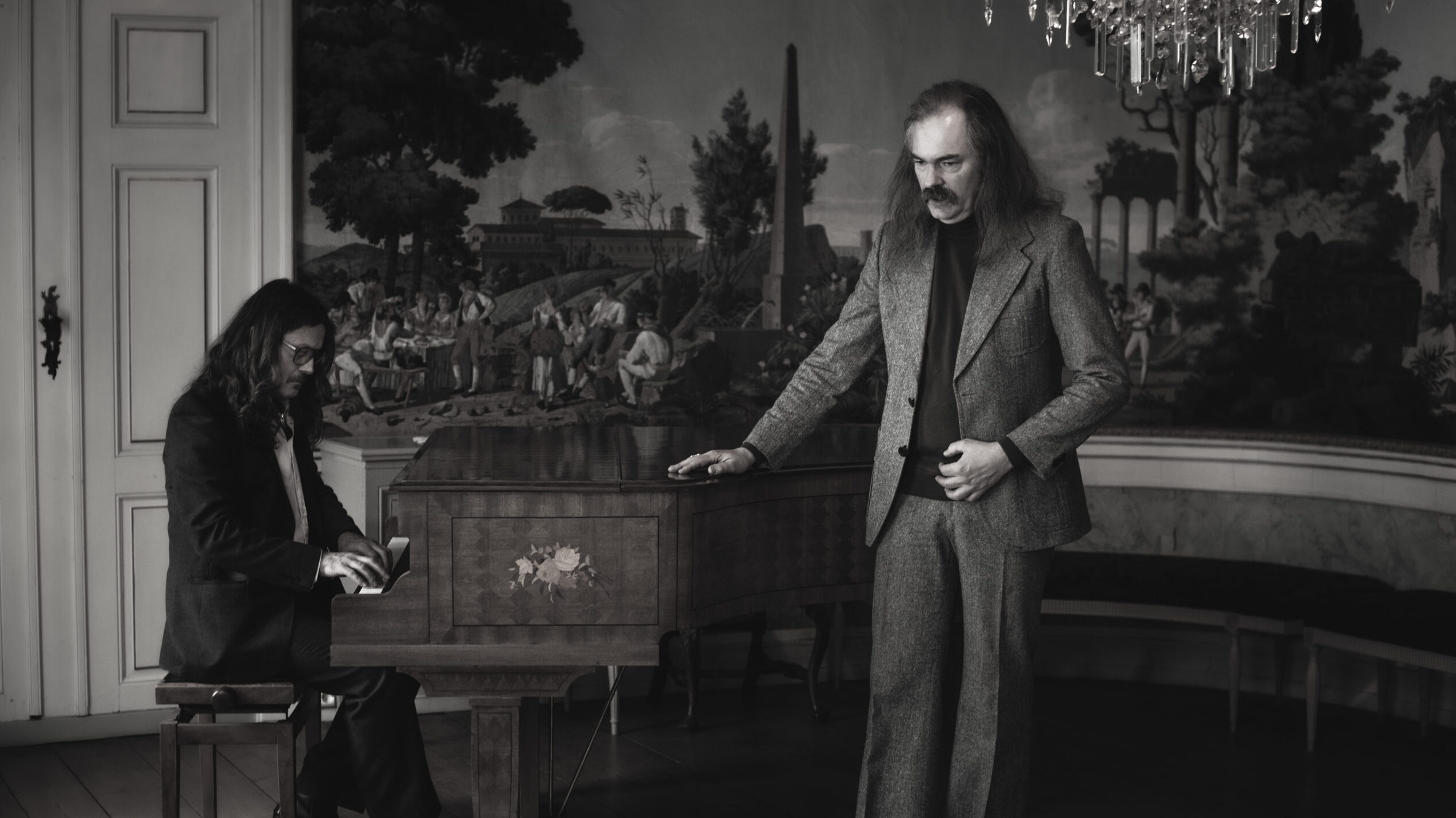 Bilde av de to musikerne i Motorpsycho